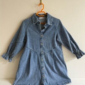 Denim Long Sleeve Dress